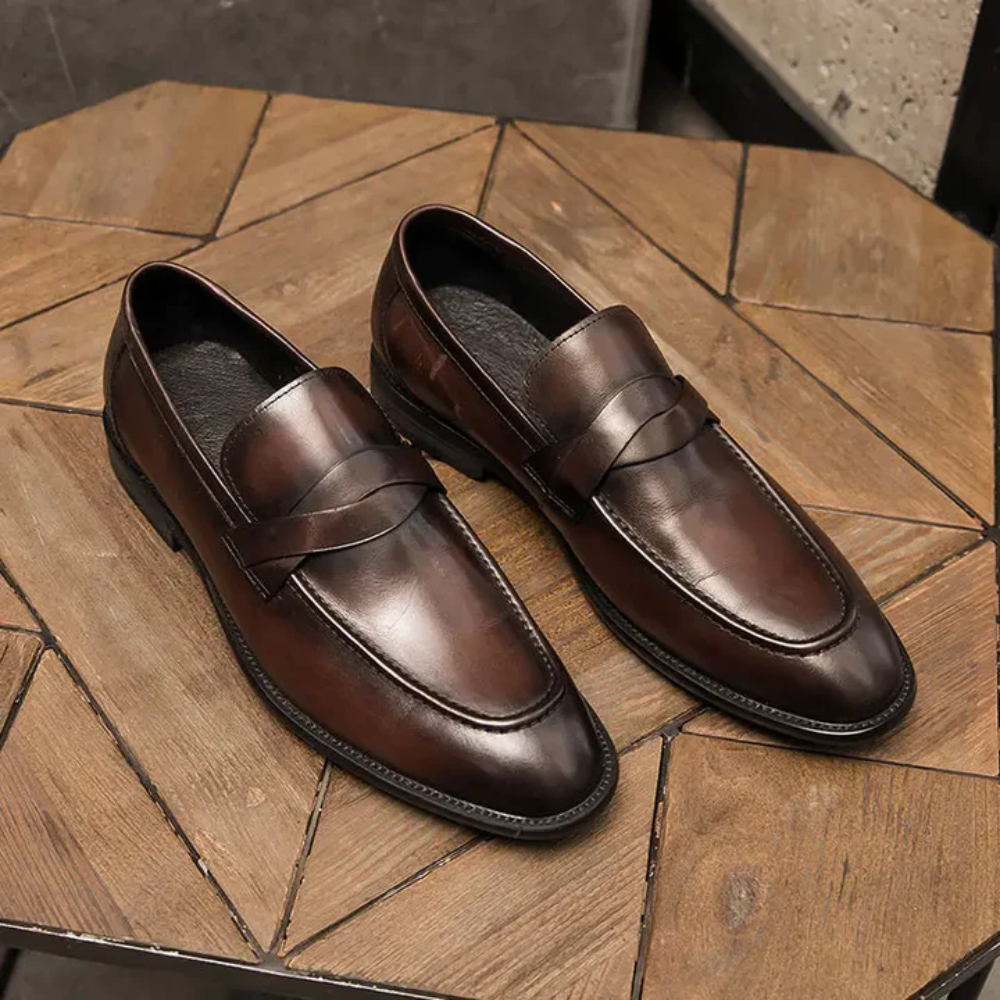 Aureo Madrid™ | Elegante mocasines de cuero