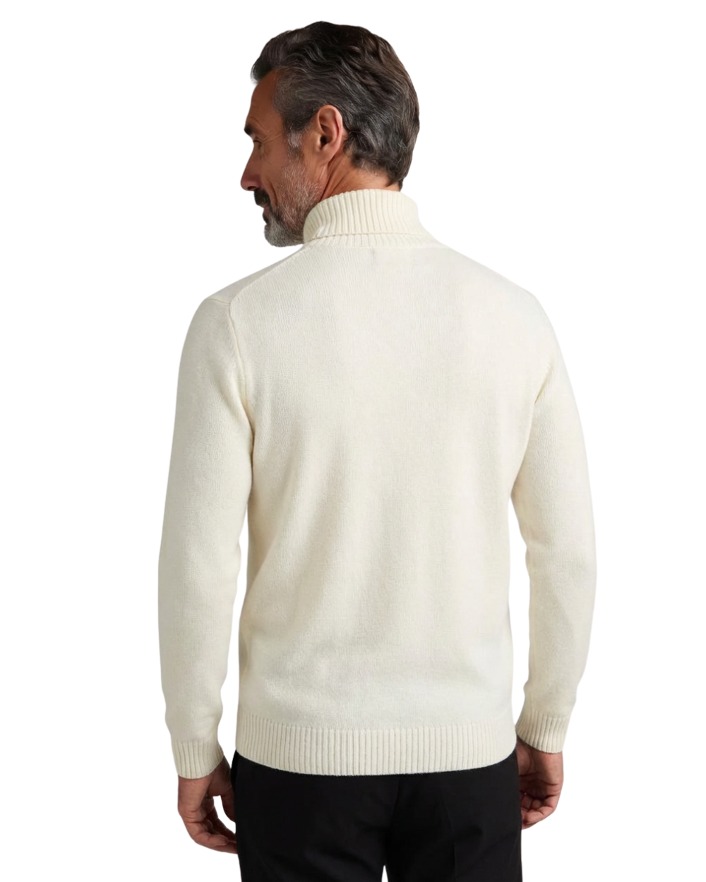 Aureo Madrid™ | Jersey de cuello alto de lana Saint-Tropez