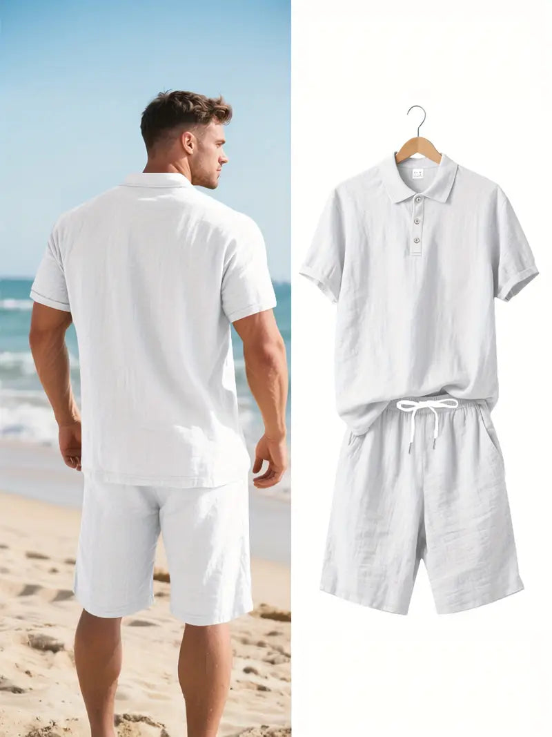 Aureo Madrid™ | Conjunto de lino para hombre