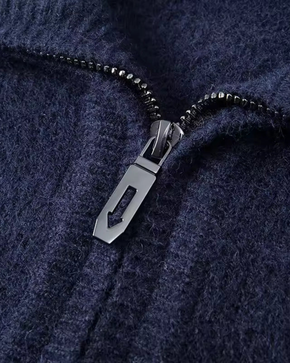 Aureo Madrid™ | Jersey de cachemira Gstaad con cremallera de un cuarto