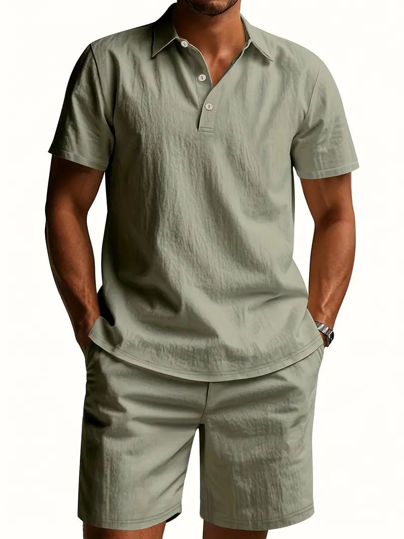 Aureo Madrid™ | Conjunto de lino para hombre