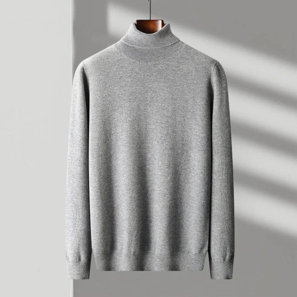 Aureo Madrid™ | Jersey de cuello alto de lana merino Cagliari