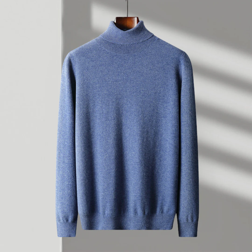Aureo Madrid™ | Jersey de cuello alto de lana merino Cagliari