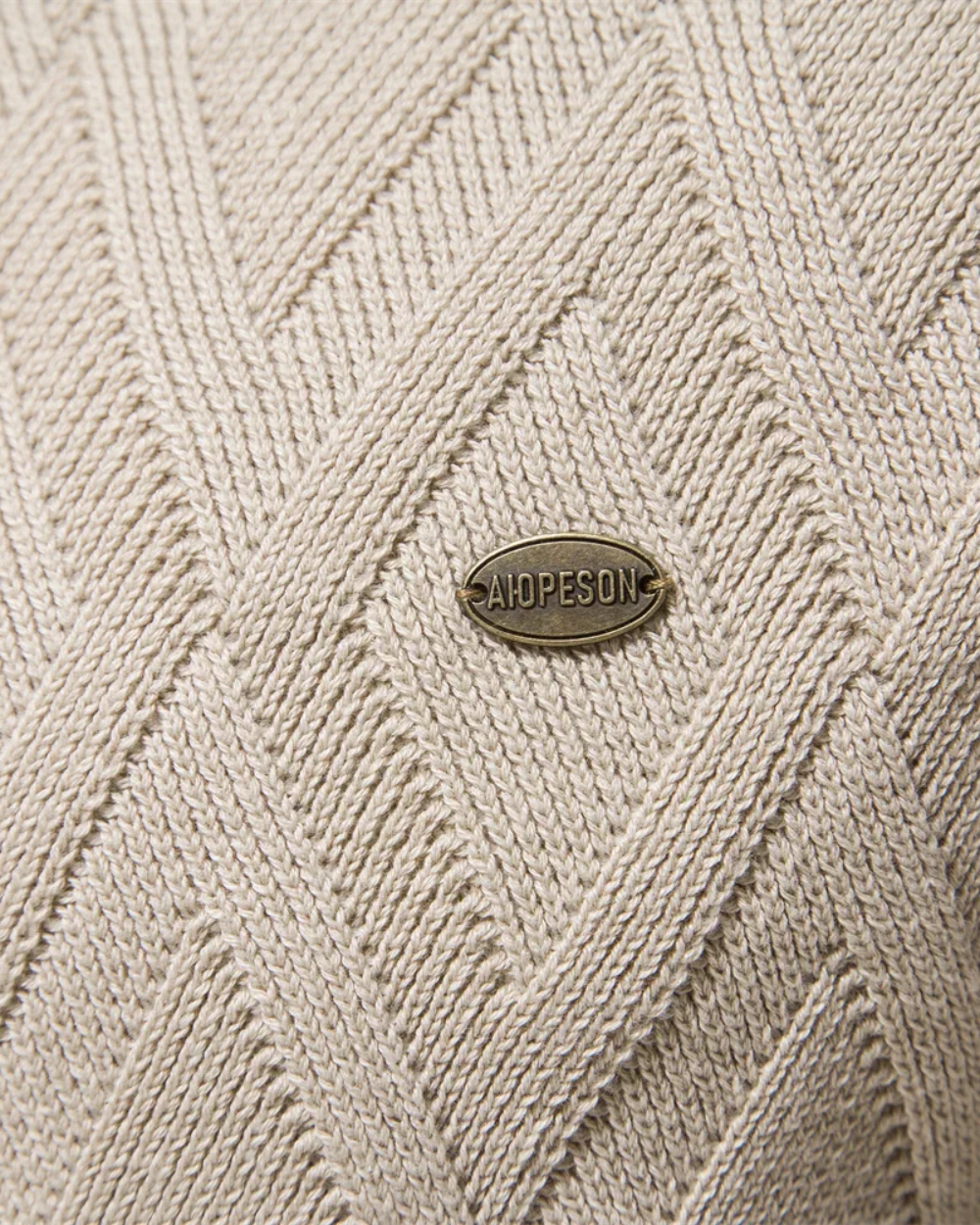 Aureo Madrid™ | Jersey de hombre con diseño a cuadros V2