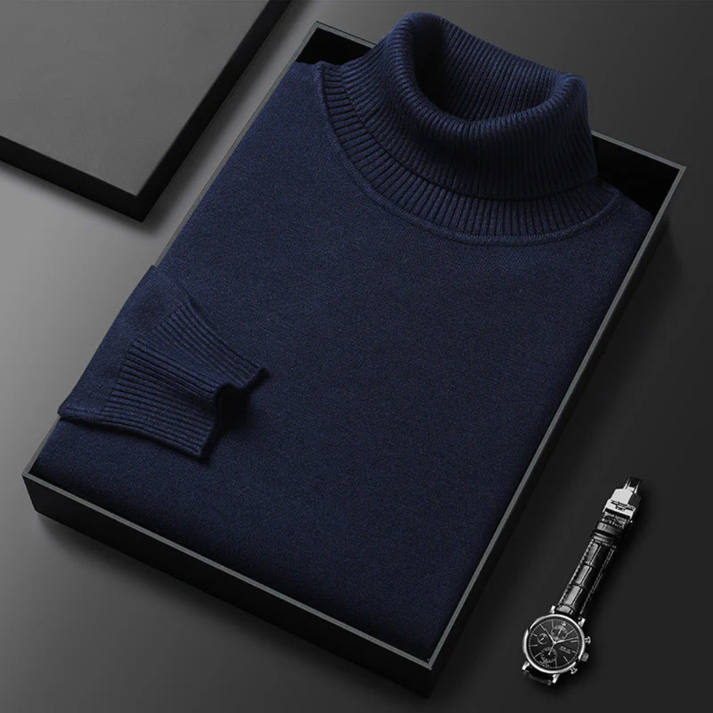 Aureo Madrid™ | Alioth Jersey de cuello alto de cachemira