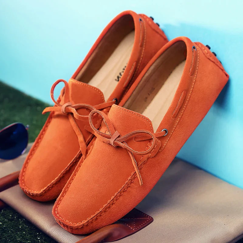 Aureo Madrid™ | Mocasines de verano de ante informal