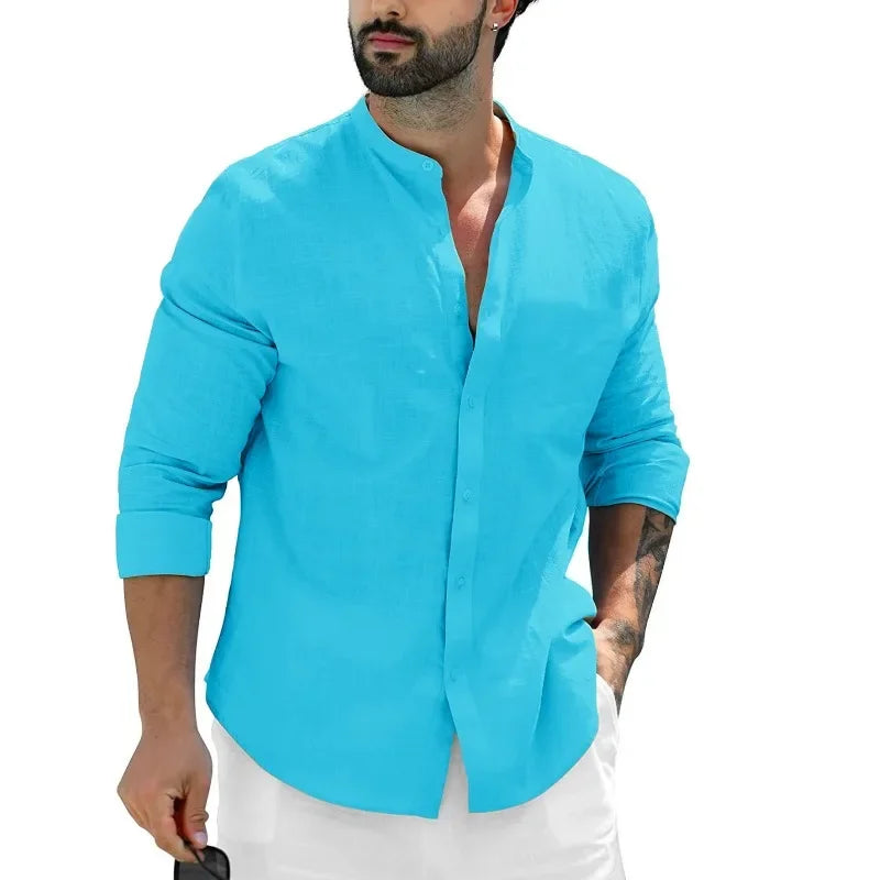 Aureo Madrid™ | Camisa informal de lino