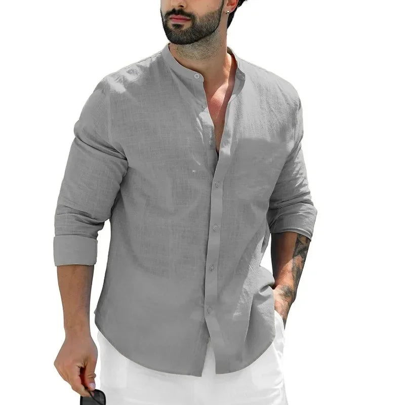 Aureo Madrid™ | Camisa informal de lino