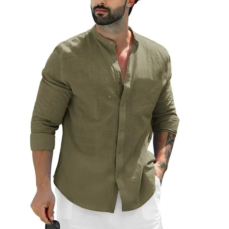 Aureo Madrid™ | Camisa informal de lino