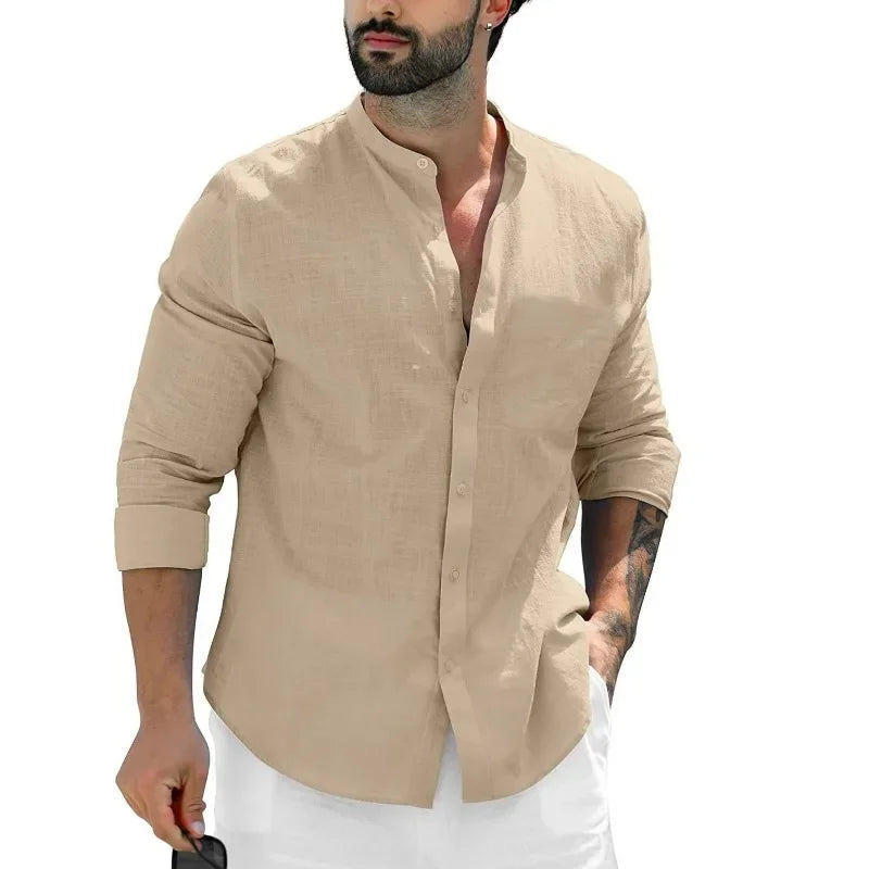 Aureo Madrid™ | Camisa informal de lino