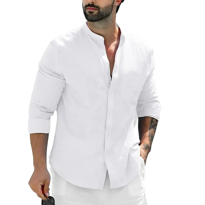 Aureo Madrid™ | Camisa informal de lino