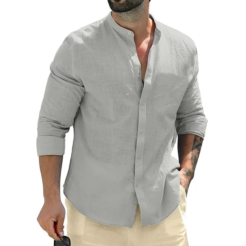 Aureo Madrid™ | Camisa de lino para hombre