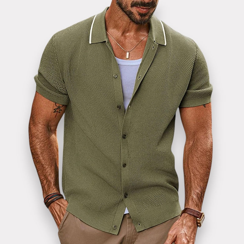 Aureo Madrid™ | Camisa de punto Nápoles