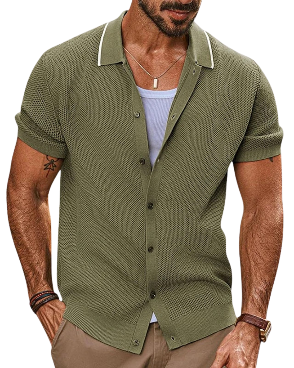 Aureo Madrid™ | Camisa de punto Nápoles