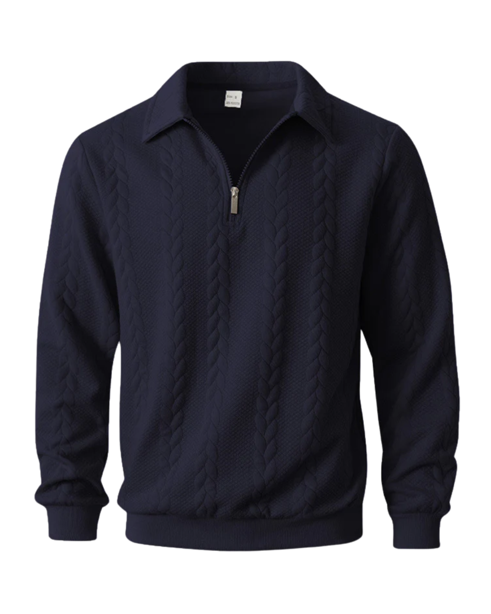 Aureo Madrid™ | Elegante jersey con estampado y cremallera