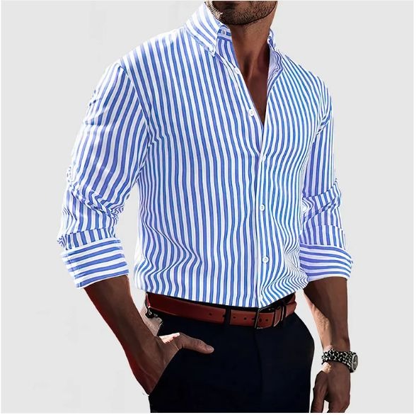 Aureo Madrid™ | Elegante camisa a rayas