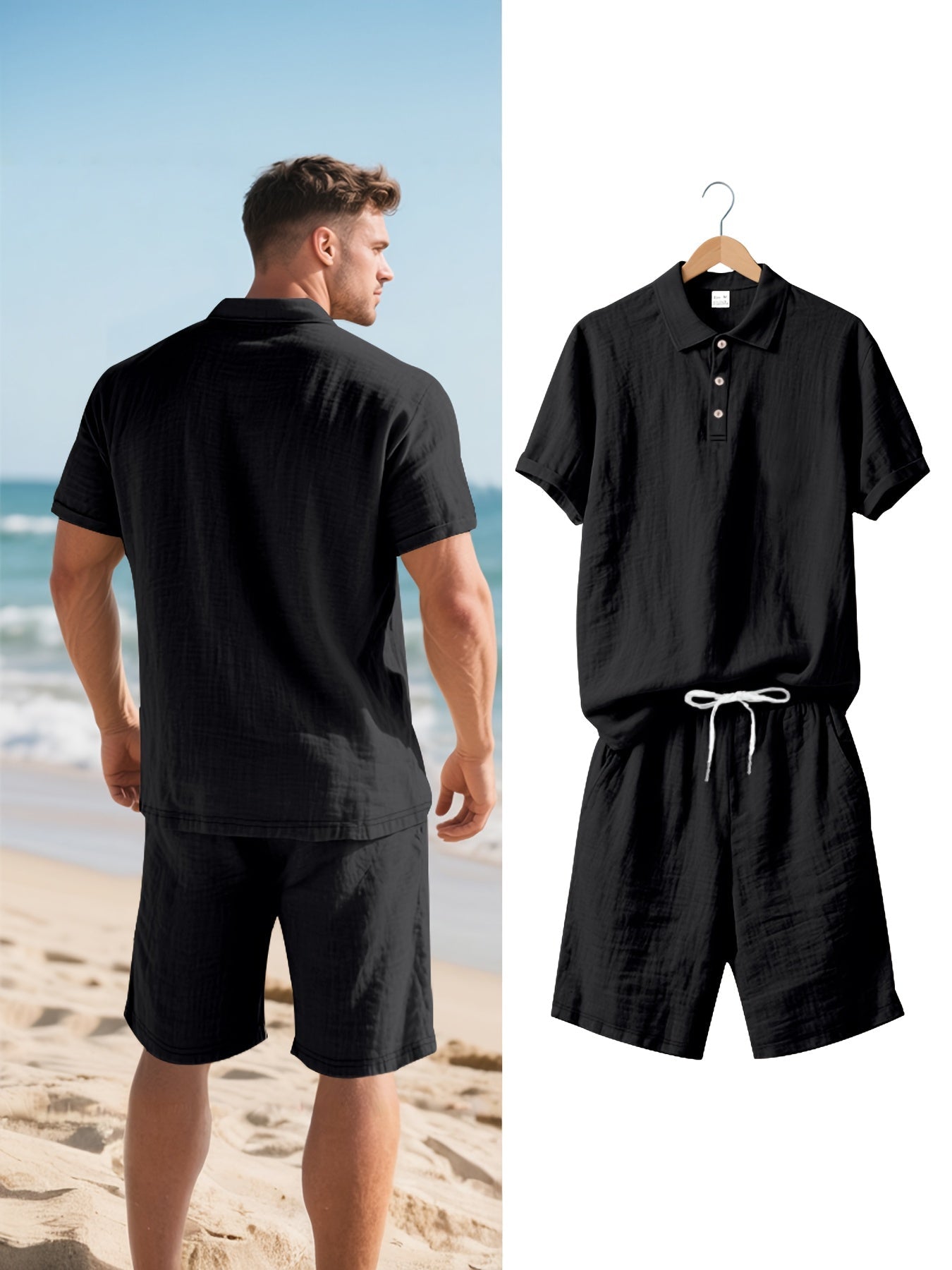 Aureo Madrid™ | Conjunto de lino para hombre
