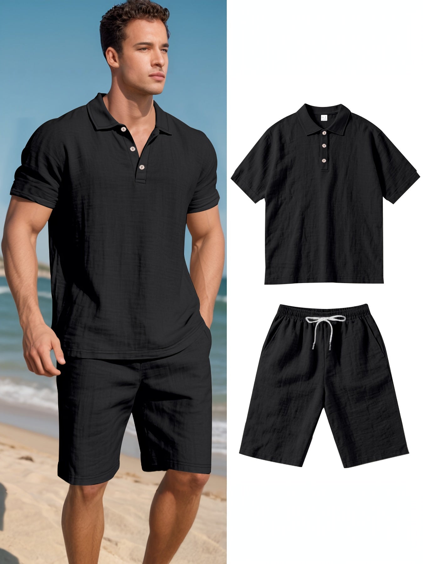 Aureo Madrid™ | Conjunto de lino para hombre