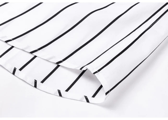 Aureo Madrid™ | Elegante camisa de algodón a rayas