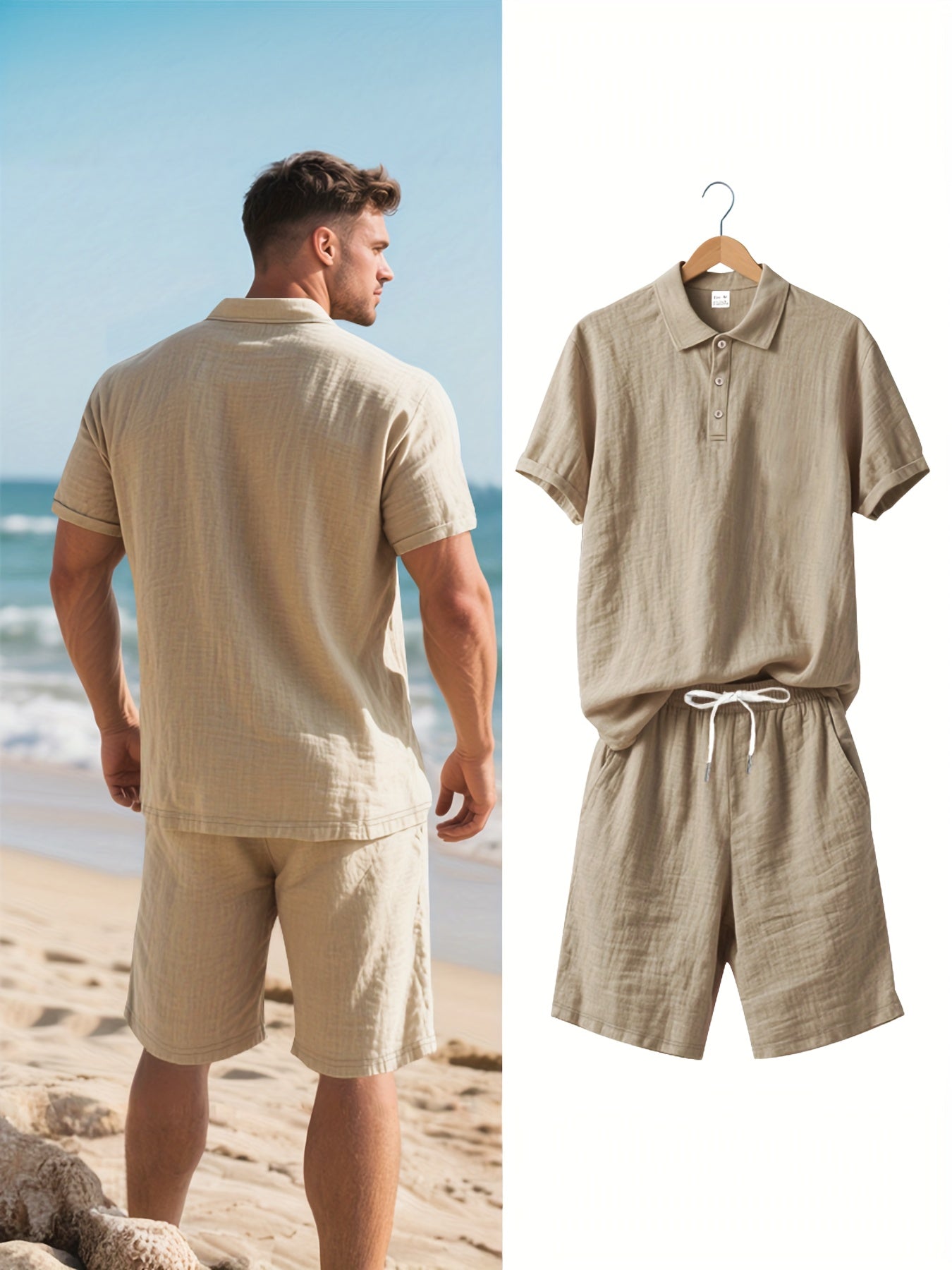 Aureo Madrid™ | Conjunto de lino para hombre