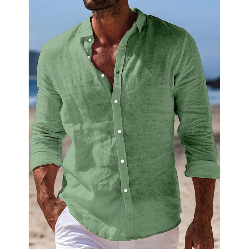 Aureo Madrid™ | Camisa informal de lino