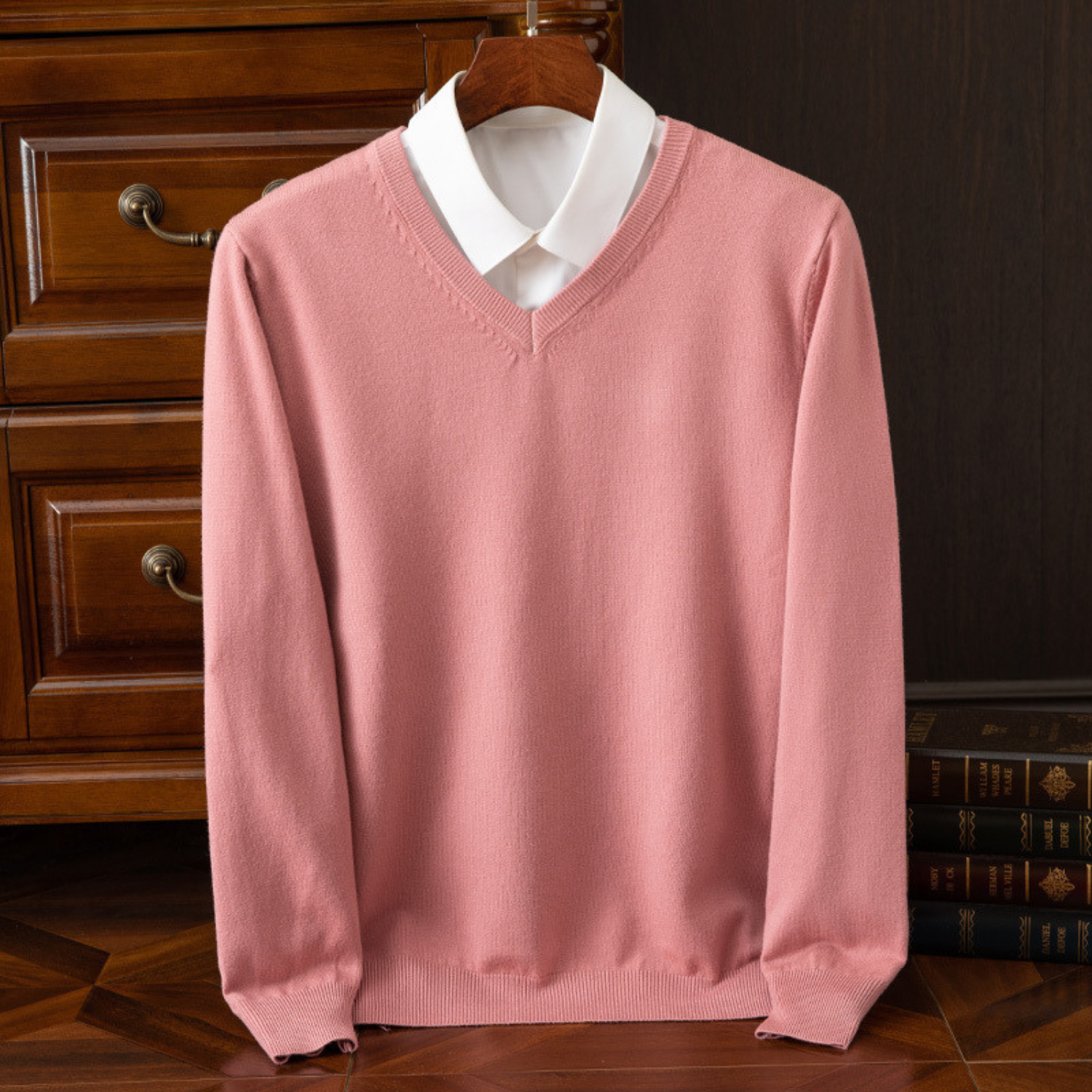 Aureo Madrid™ | Jersey elegante con cuello en V