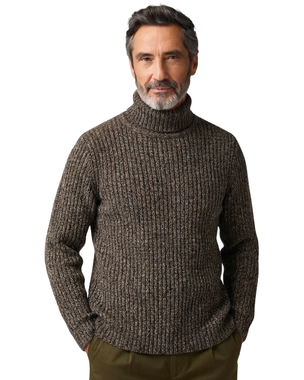 Aureo Madrid™ | Elegante jersey de cuello alto de punto