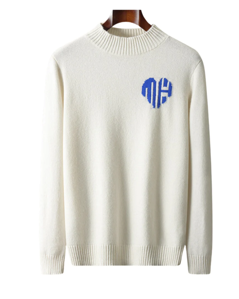 Aureo Madrid™ | Jersey Bora Bora de cachemira con corazón