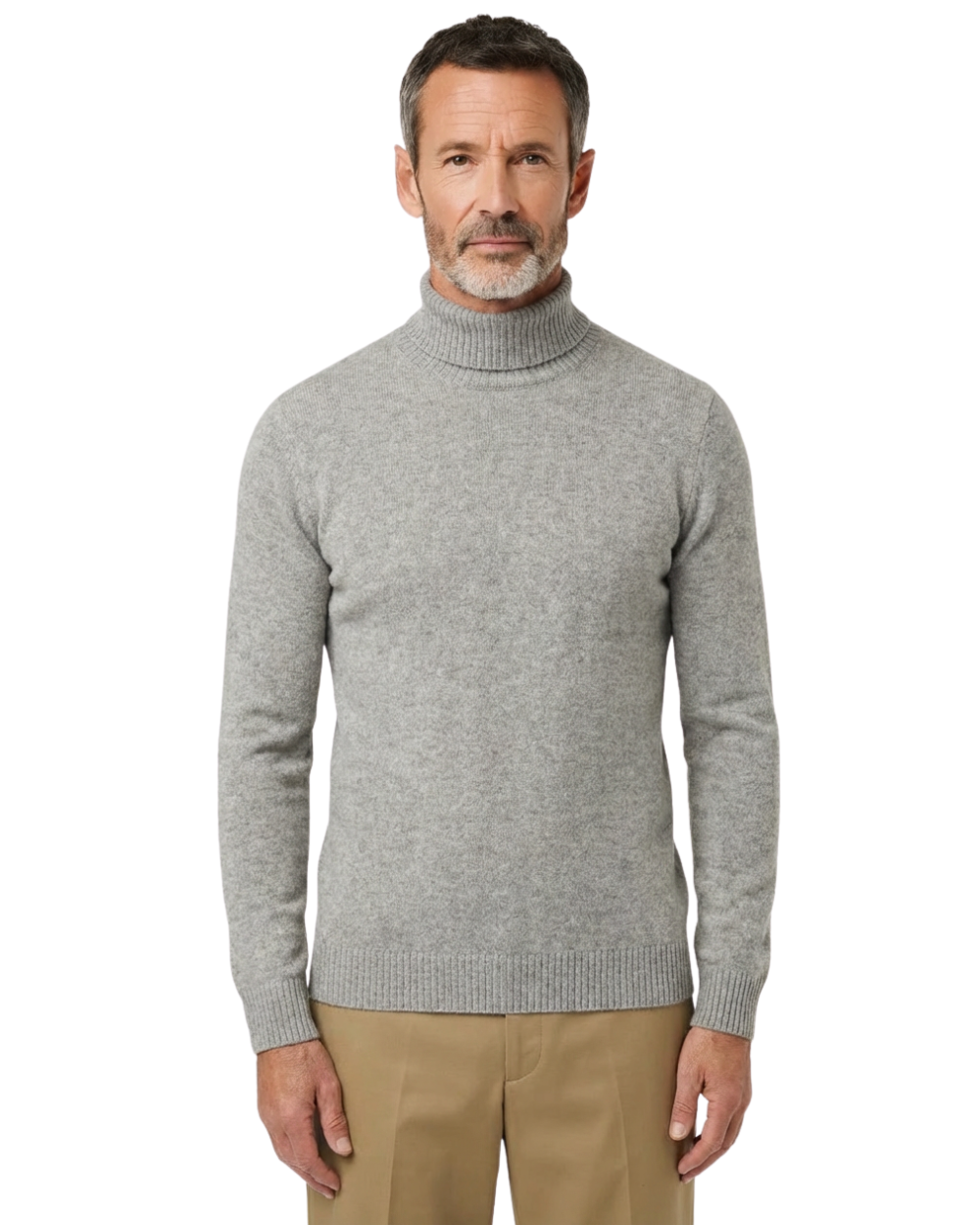 Aureo Madrid™ | Jersey de cuello alto de lana merino Viena