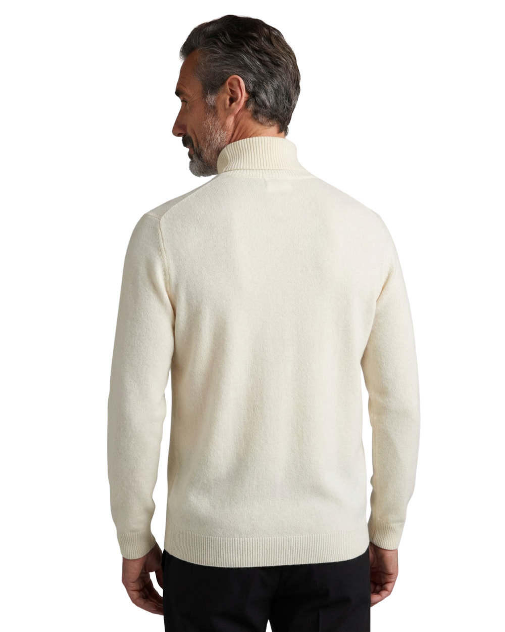 Aureo Madrid™ | Jersey de cuello alto de lana merino Monaco
