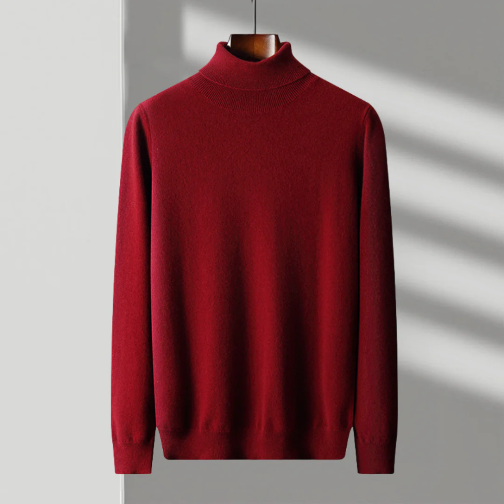 Aureo Madrid™ | Jersey de cuello alto de lana merino Cagliari