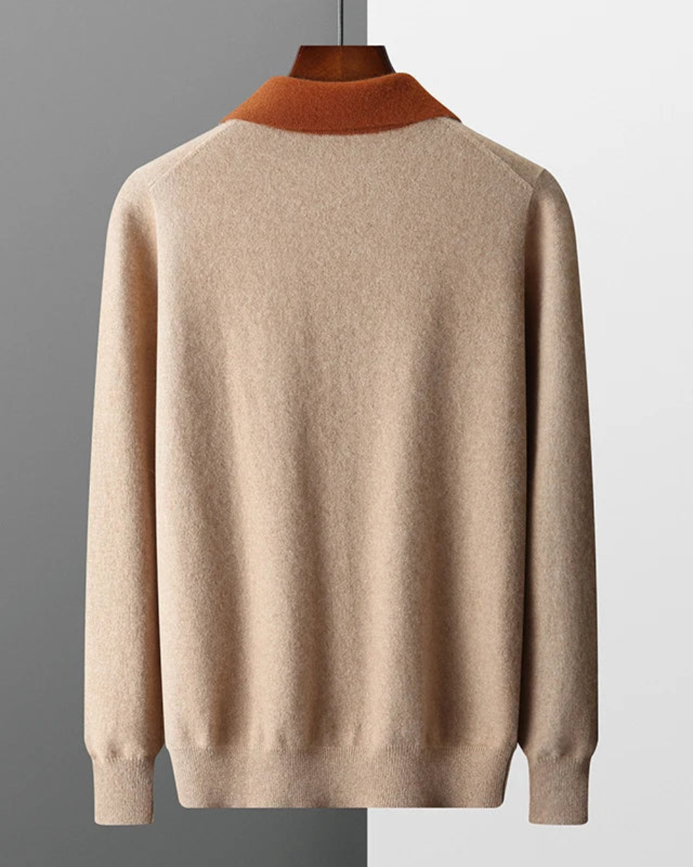 Aureo Madrid™ | Polo con cremallera Castelle Cashmere