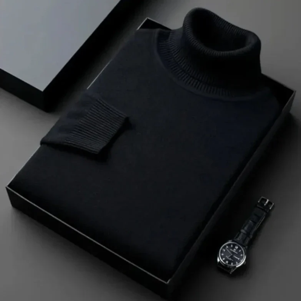 Aureo Madrid™ | Alioth Jersey de cuello alto de cachemira