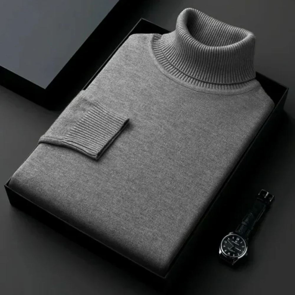 Aureo Madrid™ | Alioth Jersey de cuello alto de cachemira