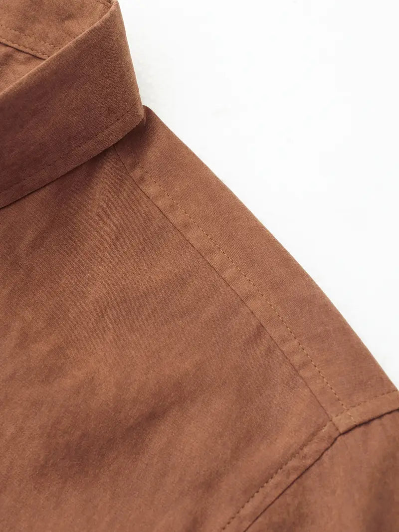 Aureo Madrid™ | Camisa informal de algodón con mangas cortas