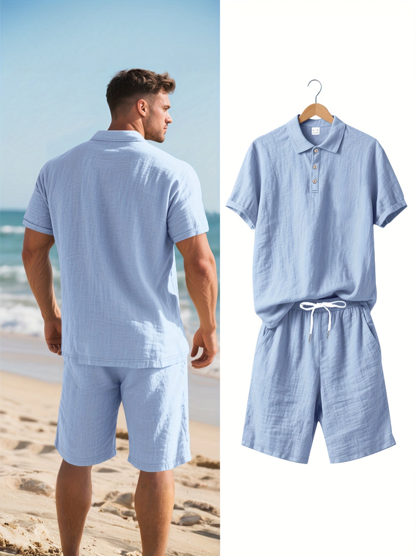 Aureo Madrid™ | Conjunto de lino para hombre