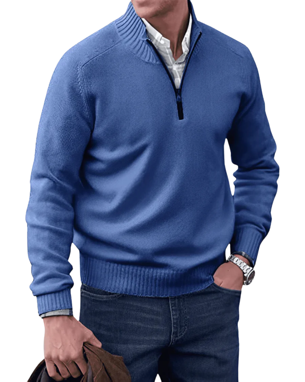 Aureo Madrid™ | Jersey informal con cremallera