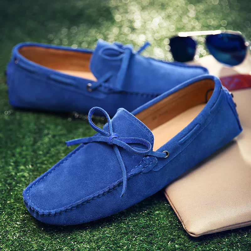 Aureo Madrid™ | Mocasines de verano de ante informal