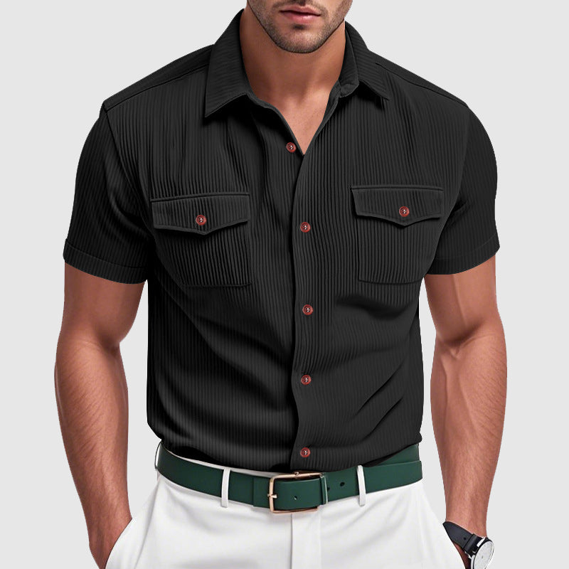 Aureo Madrid™ | Elegante camisa de pana para hombre