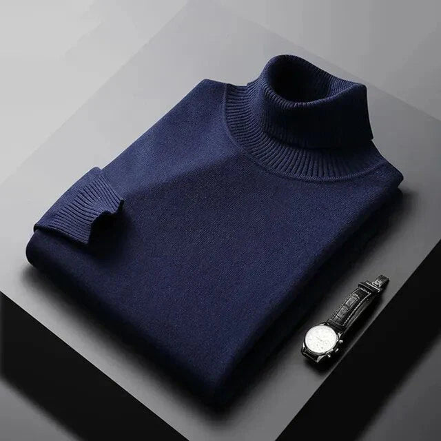 Aureo Madrid™ | Jersey de cuello alto de cachemira Monte Carlo