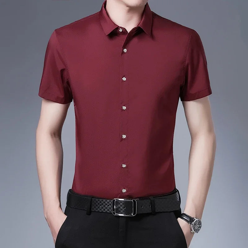 Aureo Madrid™ | Camisa Business Casual de manga corta