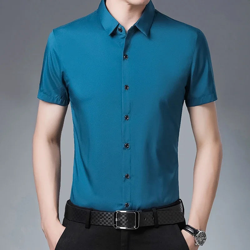 Aureo Madrid™ | Camisa Business Casual de manga corta