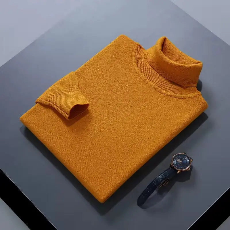 Aureo Madrid™ | Elegante jersey de cuello alto de algodón