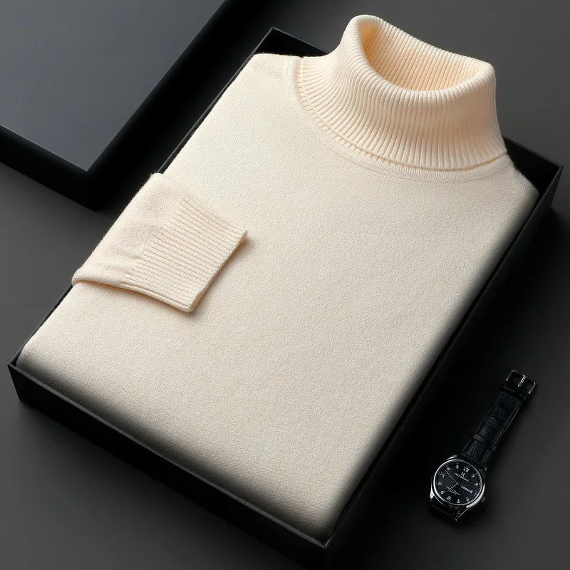 Aureo Madrid™ | Elegante jersey de cuello alto para hombre