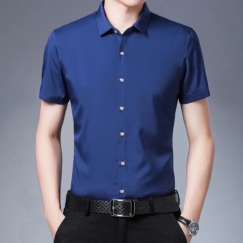 Aureo Madrid™ | Camisa Business Casual de manga corta