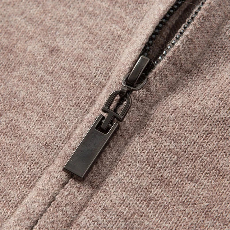 Aureo Madrid™ | Jersey australiano de lana merino con cremallera