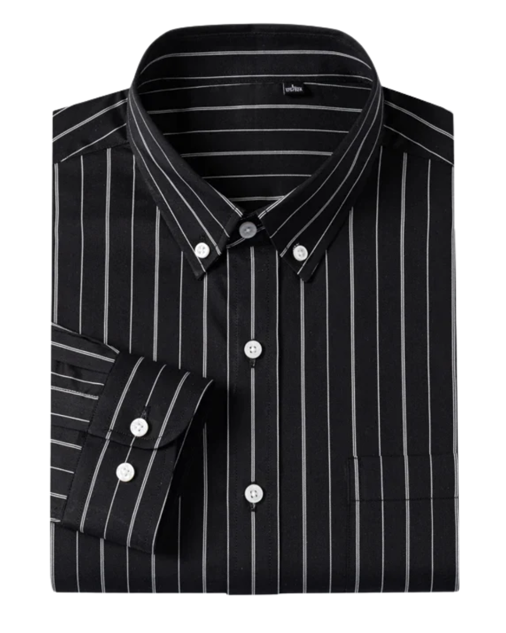 Aureo Madrid™ | Elegante camisa de algodón a rayas