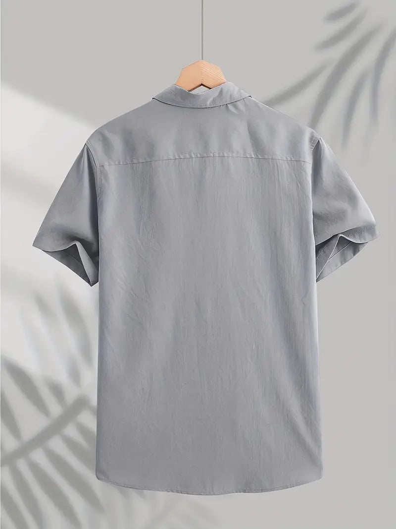 Aureo Madrid™ | Camisa informal de algodón con mangas cortas