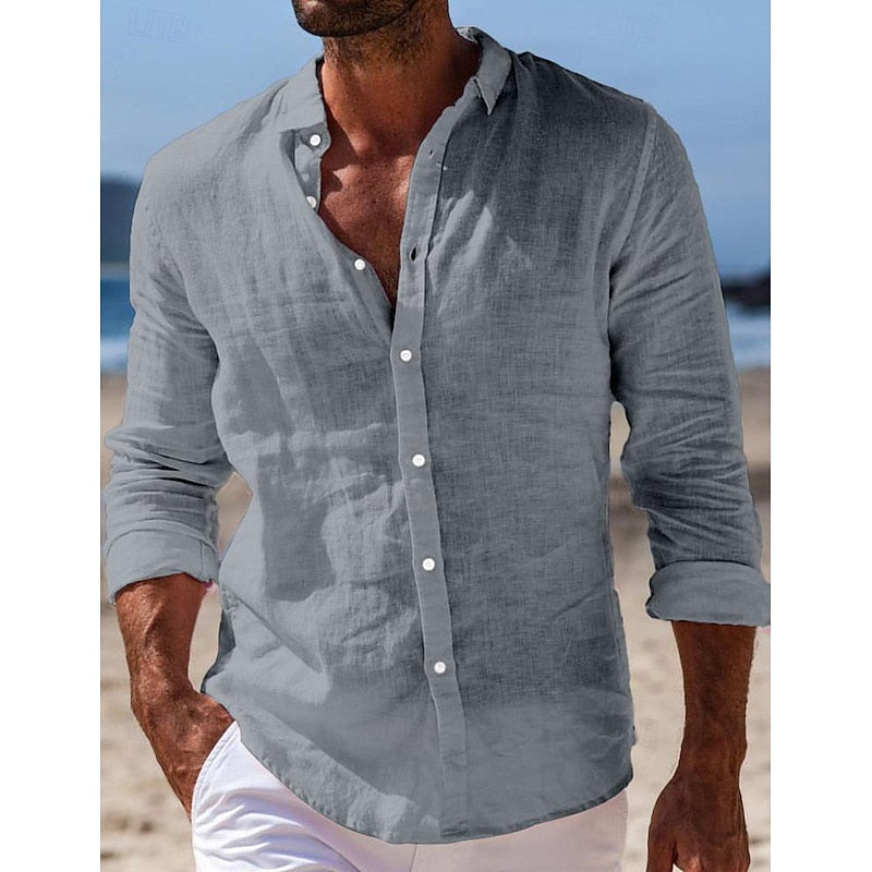 Aureo Madrid™ | Camisa informal de lino